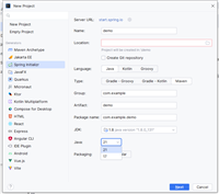 IDEA2023版本创建Sping项目只能勾选17和21,却无法使用Java8?(已解决)