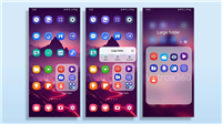 三星 One UI 7 主页面大文件夹特性曝料:最多 3×3 布局,App 可直接点开