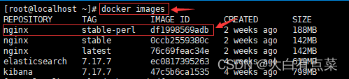 查看docker要删除的镜像