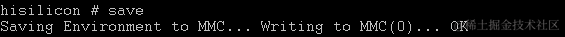 save the parameter settings