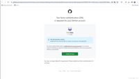 github Two-factor authentication (2FA)is required for your GitHub account