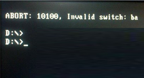 win7旗舰版系统安装失败提示10100 invalid switch错误的原因分析及解决方法
