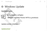 Win10 PC RS3 Build 16170已修复内容和已知问题大全