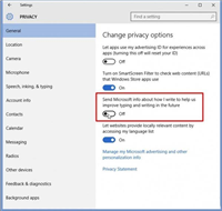 Win10隐私设置总是自动开启 被用户狂吐槽 