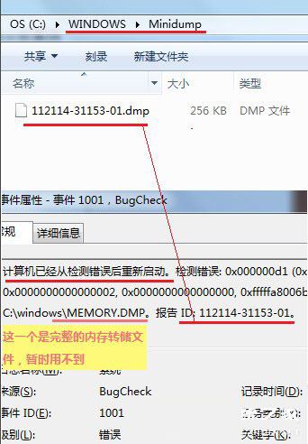 win7对minidump文件分析详解