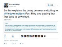 加入Windows Insider为什么需要等整整一天?