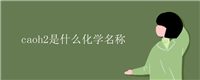 caoh2是什么化学名称