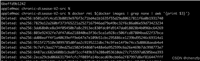 docker批量删除临时镜像