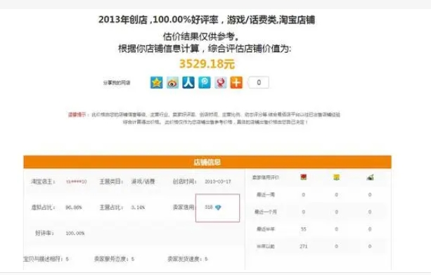 一钻的淘宝店铺值多少钱一个?店铺买卖平台哪个靠谱?