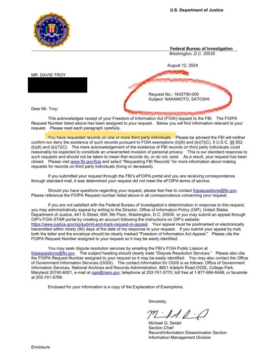 调查记者：fbi既不承认也不否认握有比特币创始人中本聪相关信息