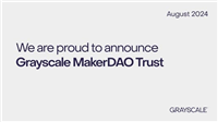 灰度推出MakerDAO治理代币MKR的新基金!仅向私人投资者开放