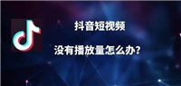 抖音没有播放量是怎么回事?如何解决?
