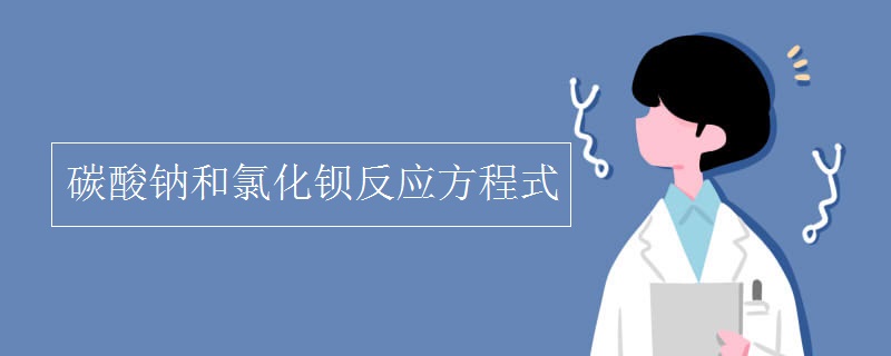 碳酸钠和氯化钡反应方程式 碳酸钠和氯化钡反应方程式
