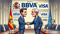 将用于资产化代币市场结算!BBVA与Visa明年共推欧元稳定币