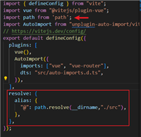 Vue3+Vite如何解决“找不到模块“@/components/xxx.vue”或其相应的类型声明ts(2307)”